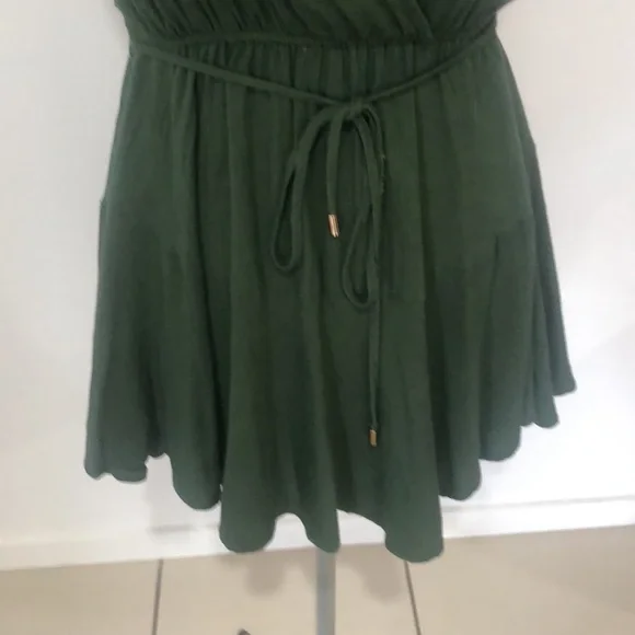 Pilgrim size 10 casual lightweight khaki green dress - Picture 5 of 10